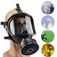 mf14 type gas mask full face mask chemical respirator natural rubber military filter self absorption chemical industrial mask
