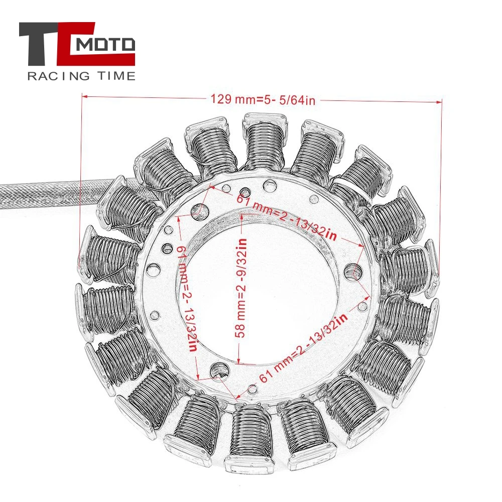 Магнитная катушка статора для Yamaha XVZ1300 A/AT/CT/LT/TF Royal Star 1996-2013 XVZ1300AT XVZ1300CT