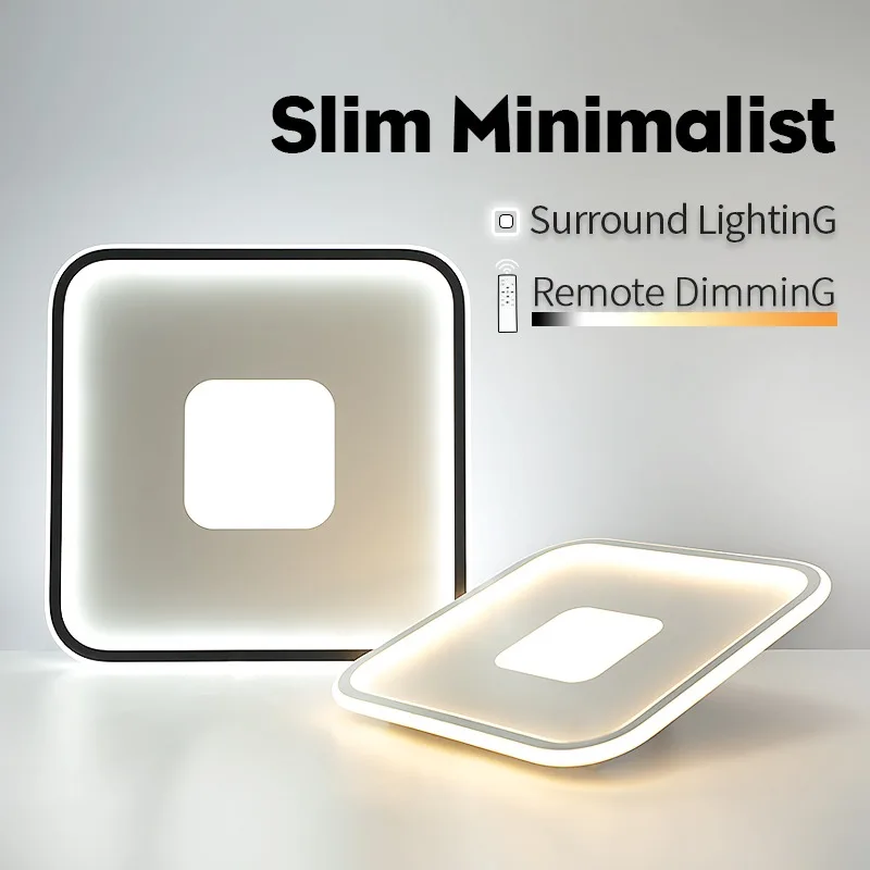 $83.99 Led chandelier HALO Ceiling light for Living Room Remote Control Dimmable lighting Smart Bedroom Decorative led ceiling lamp