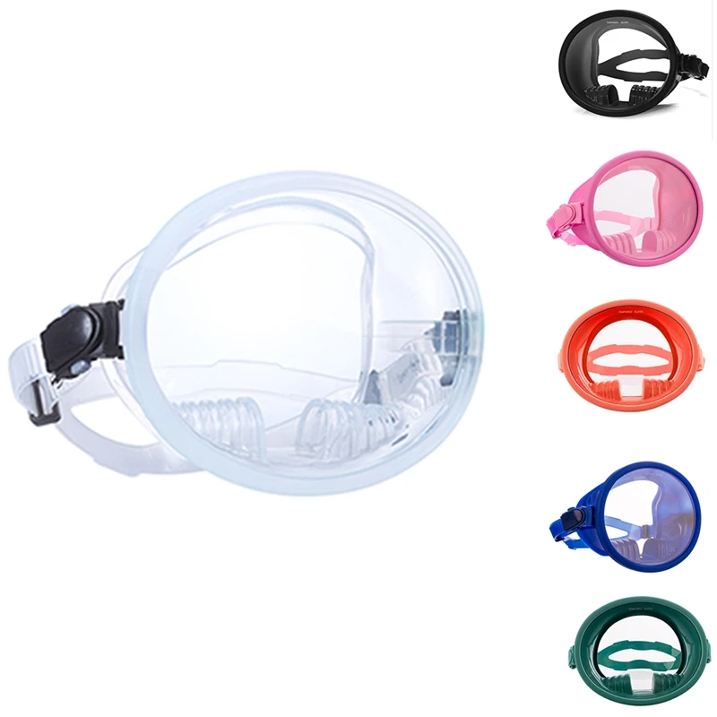 

ELOS-Diving Masks Snorkelling Mask Anti Leak 180° Full Face Snorkel Panoramic View Classic Round Dive Equipment