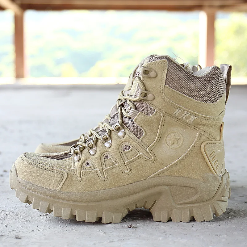 

Men's Military Boot Combat Mens Ankle Boot Tactical Big Size 39-46 Army Boot Male Shoes Work Safety Shoes Motocycle Boots