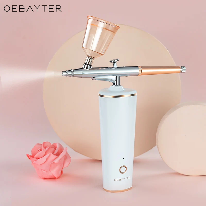 

Airbrush Nano Hydrating Spary Facial Sreamer Portable Facial Water Oxygen Injection Skin Care Tool Face Moisturizer Humidifier