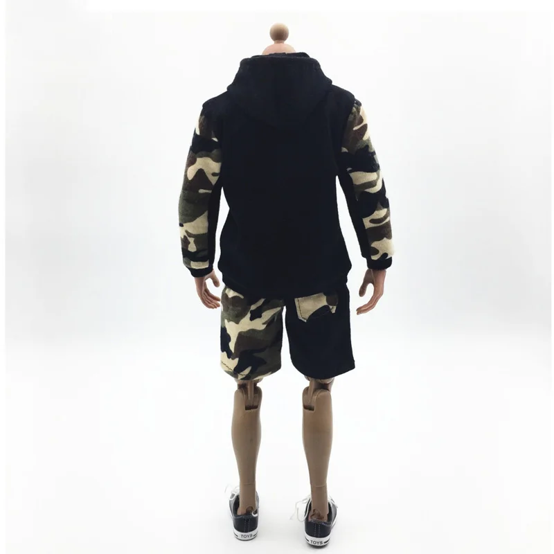 

1/6 Soldier Model Clothing Men's Trend Stitching Camouflage Suit 12-inch Movable Doll Body