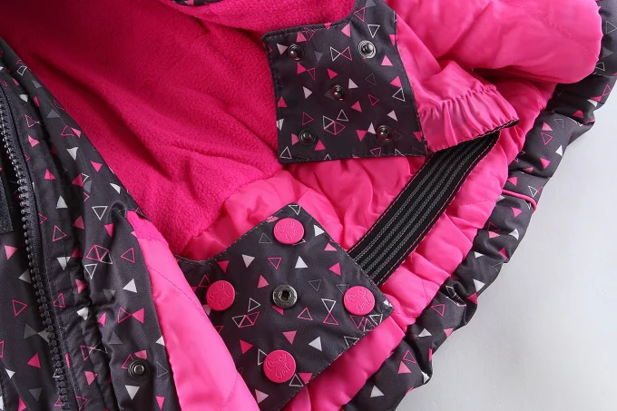 

New arrival snow jacket pants warm padded kids baby toddler girls snow gear