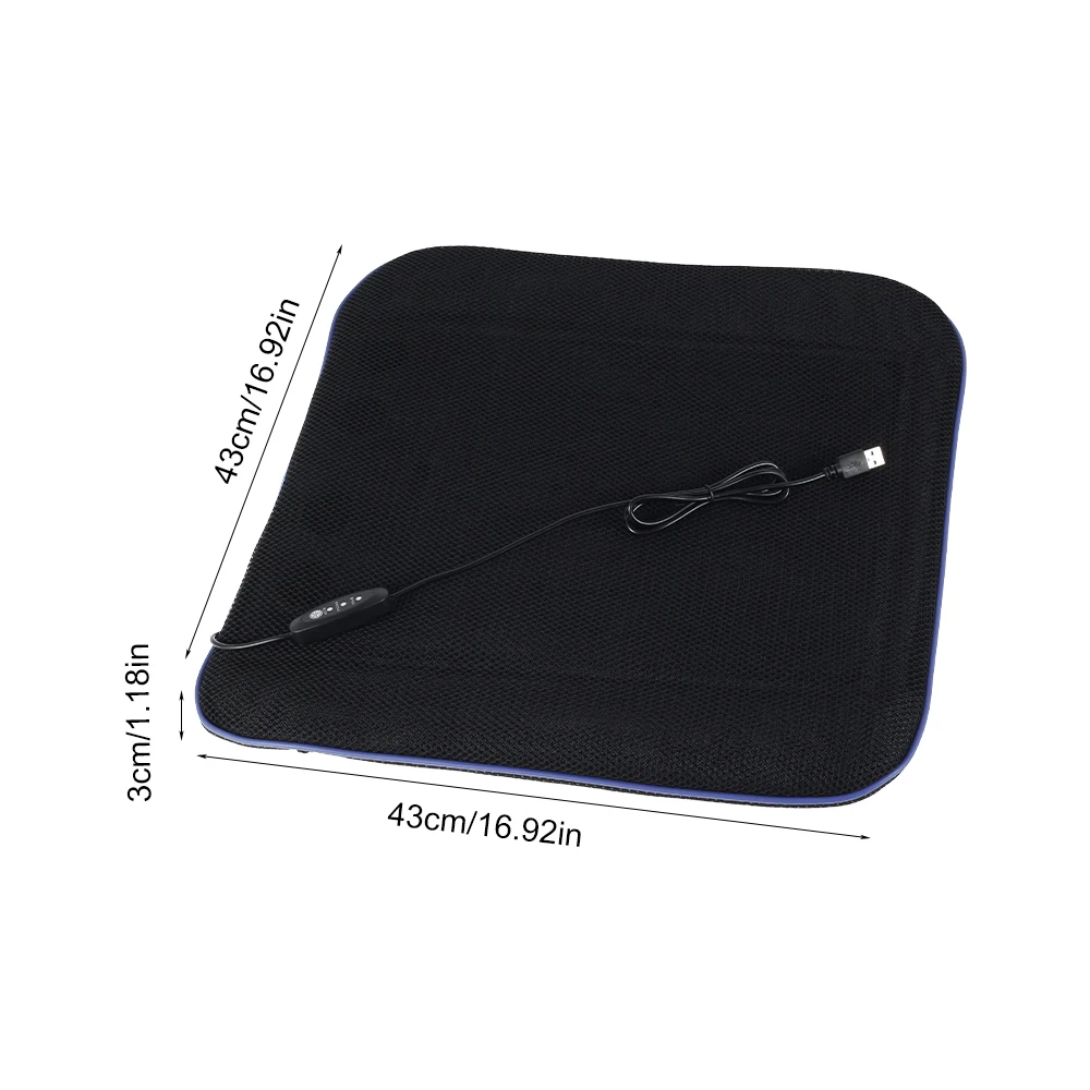 

Universal 4 Built-in Fan 12V Cooling Car Seat Cushion Covers Vest Air Ventilated Fan Conditioned Cooler Pad Smart Seat Cushion