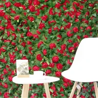 1mx1m 3d folded roll cloth flower wall artificial flower arrangement for wedding backdrop decor patry home christmas decor