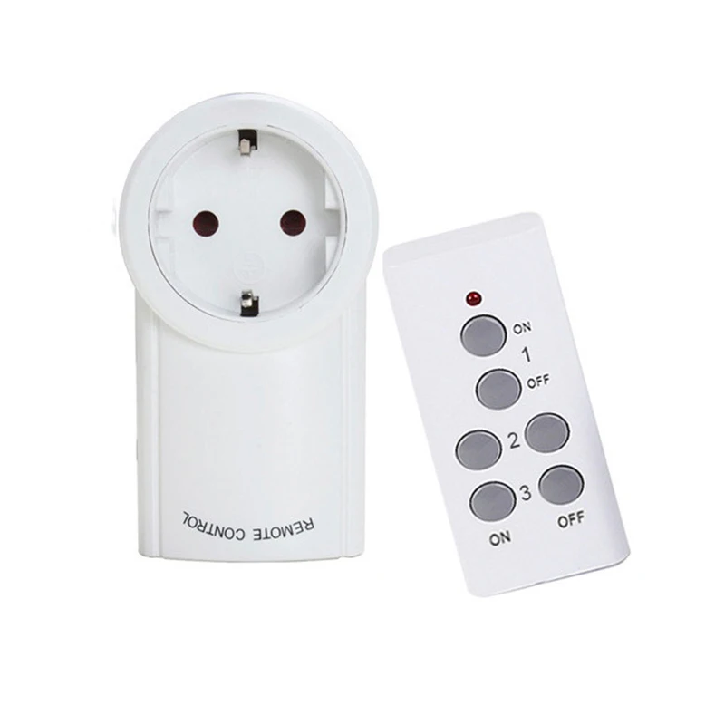 Для ЕС умная розетка с беспроводным пультом дистанционного управления 433 МГц