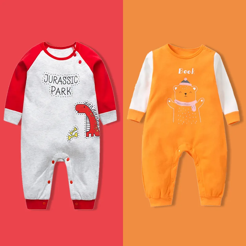 

Baby Jumpsuit Winter Pure Cotton Baby Rompers Spring Autumn Long Sleeve Infant Cartoon Rompers Baby Girl Romper Baby boy Clothes