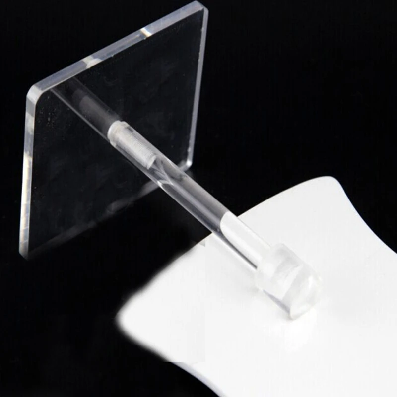 

3D Acrylic Mannequin Necklace Jewelry Display Holder Bust Stand Pendant Chain Chokers Lockets Earrings Stand Shelf Storage Organ