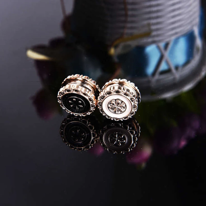 

48pcs/set magnetic Scarf Pins black and white Lady Muslim Scarf Hijab Clips Brooch