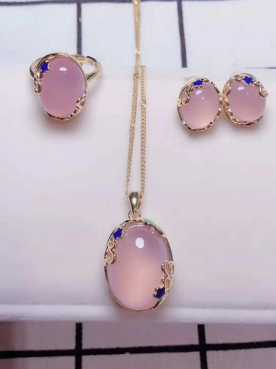 925 серебро женщина из натурального нефрита и агата отправка друзьям возьмите с