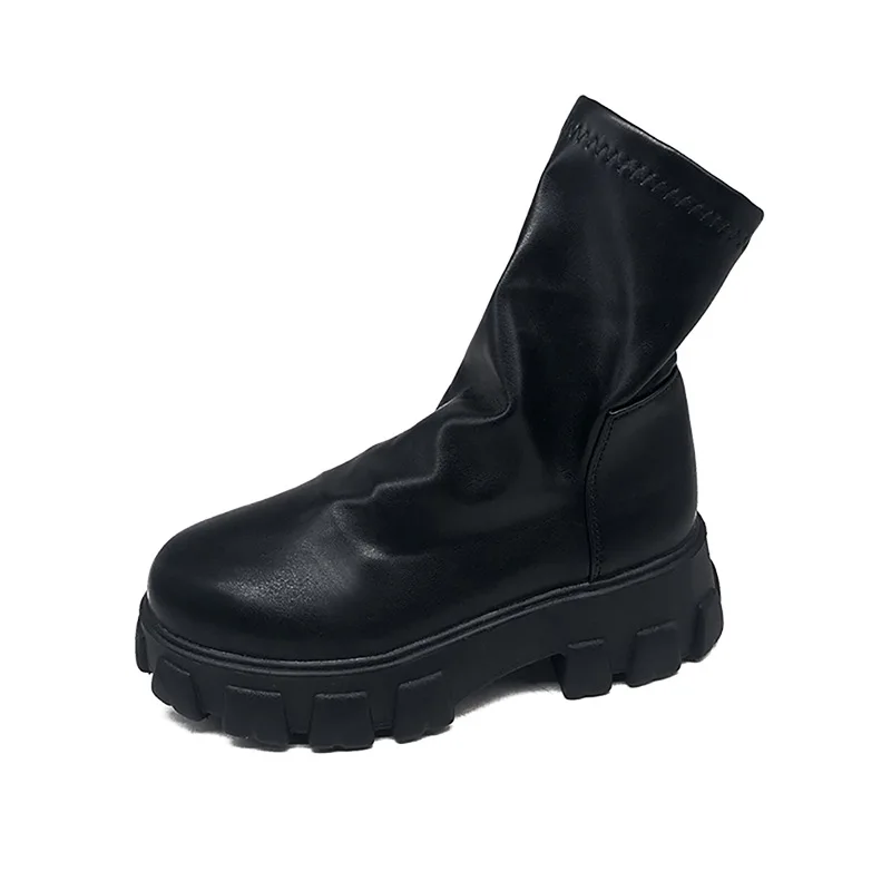 

Children's Boots 2021 Autumn New Fashion Short Boots Handsome But Knee Boots Three Length Options Woman Shoes