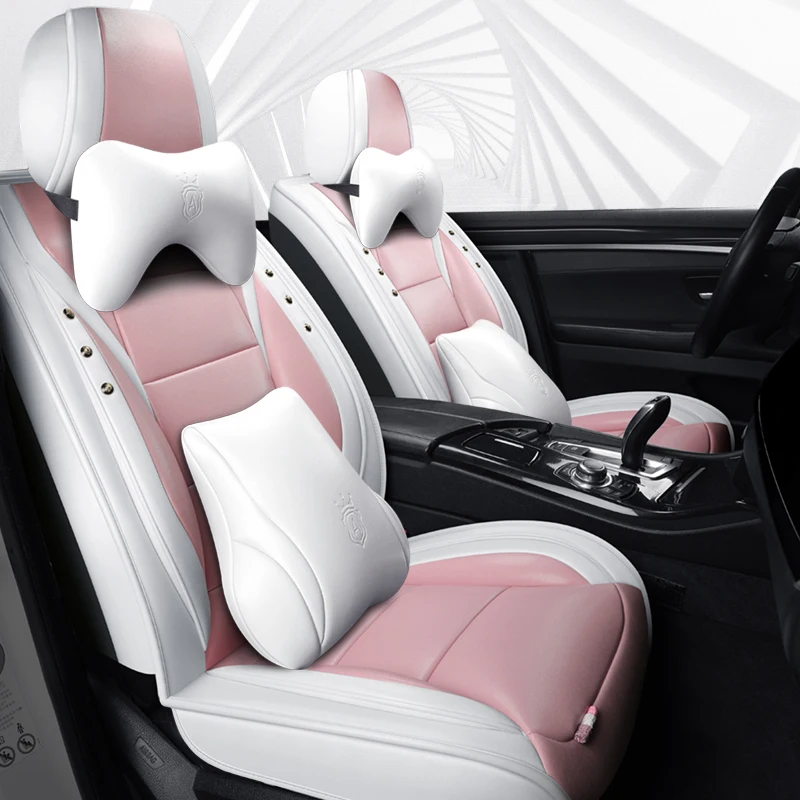 

5 Seats Universal Car Seat Cover PU Leather Auto Front Back Rear Seat Cushion Protector Mat Keep Clean For Most Car Car Interior