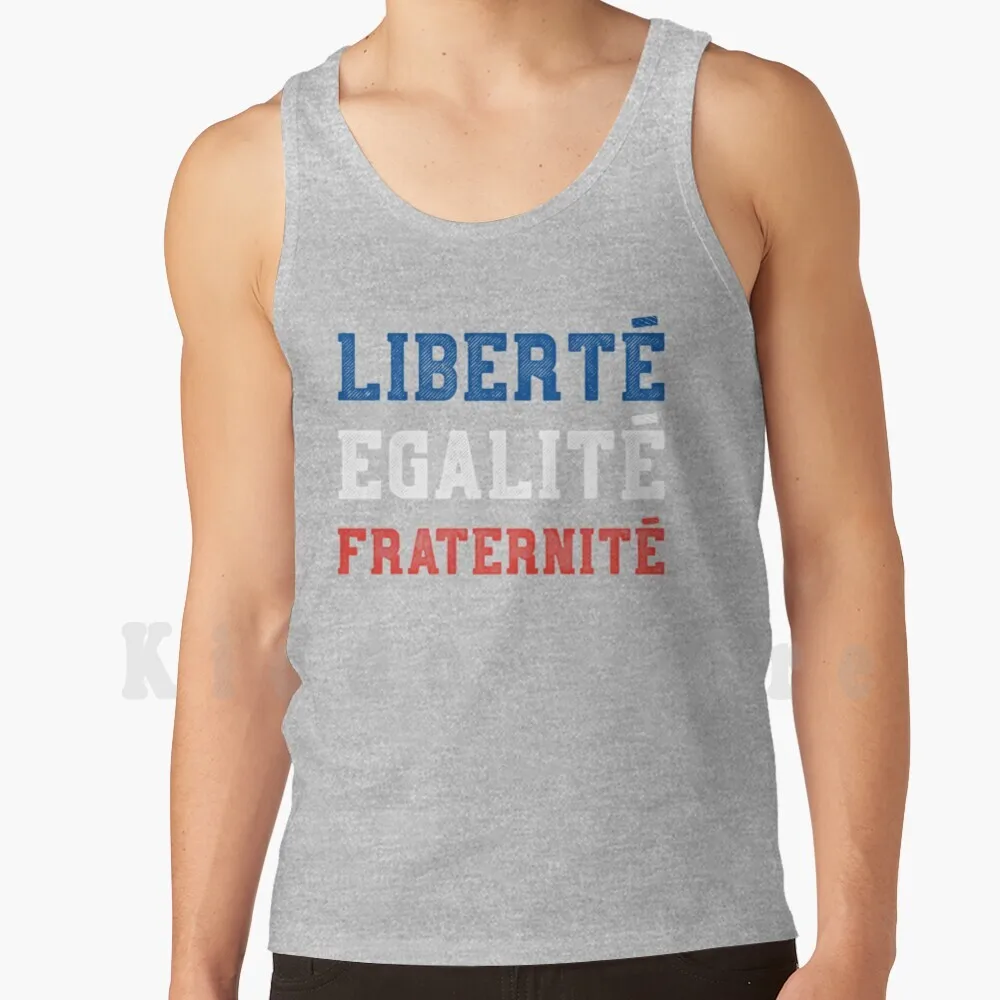 Liberte Egalite Brother Vive La France девиз майки жилеты без рукавов Egalite|Майки| |