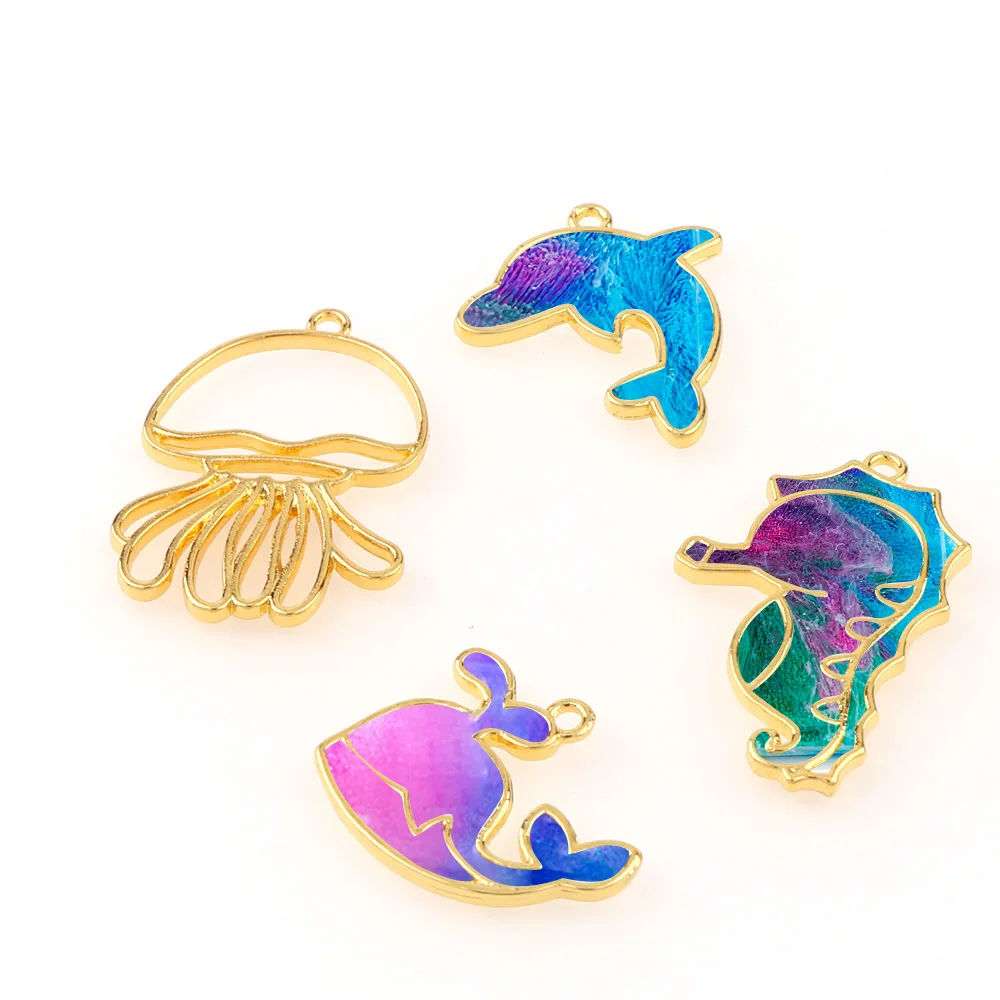 Микс 7 штук фруктовый виноград оранжевая кристальная руда подвеска на