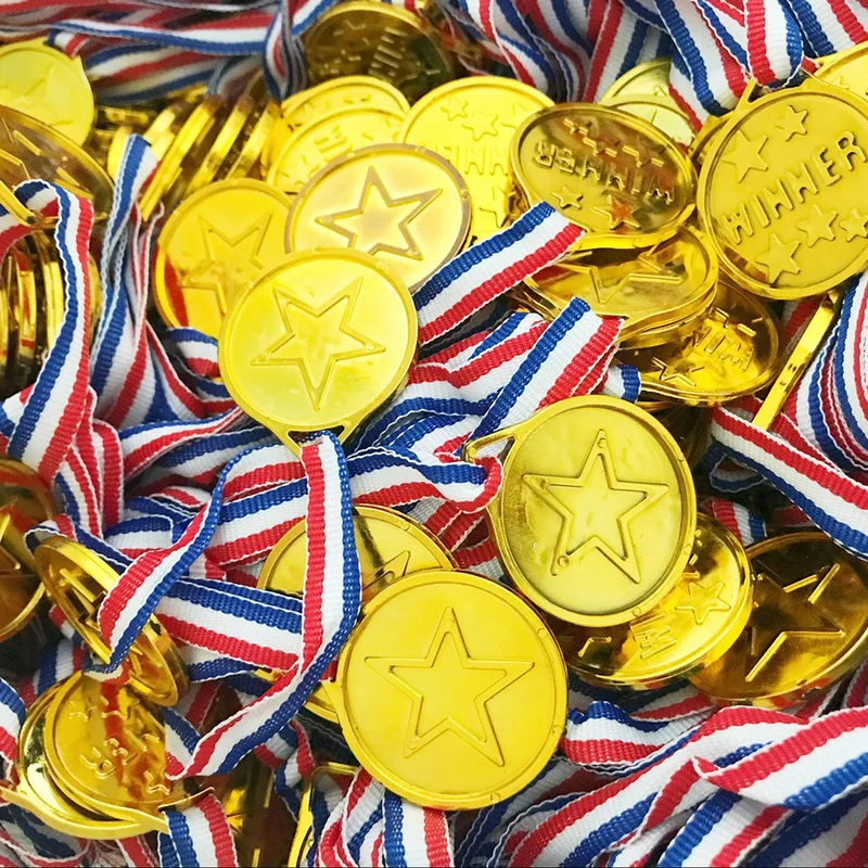 50 шт. золотая медаль победитель наградных медалей на спортивных соревнований