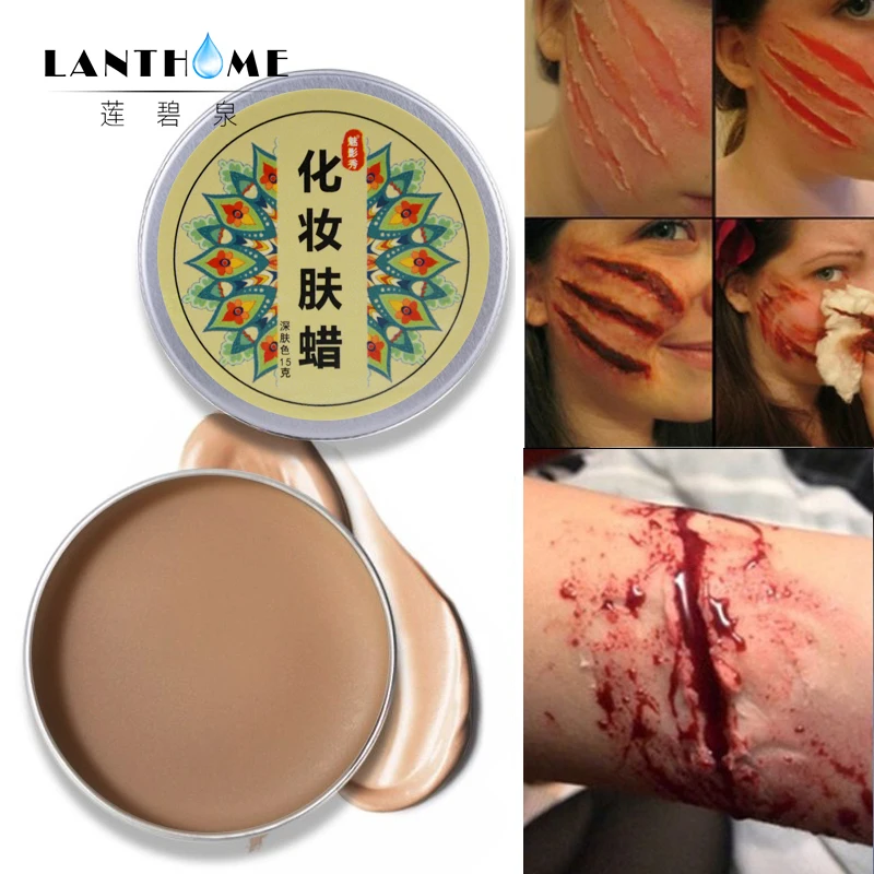 Хэллоуин спецэффекты макияж драма воск фальшивые шрамы крови кожи поддельная