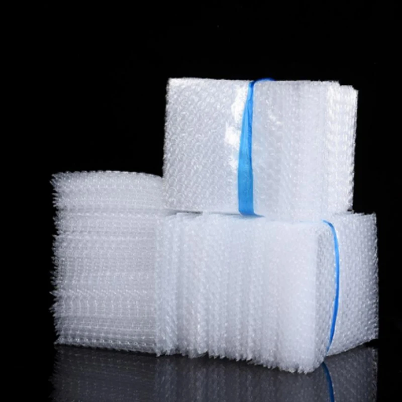 

30pcs 15x20cm Plastic Wrap Envelope White Bubble Packing Bags PE Clear Shockproof Packaging Bag Double Film Bubble Bag