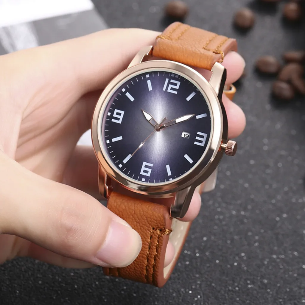 Повседневное кварцевые часы Для мужчин лидирующей марки Элитный бренд наручные