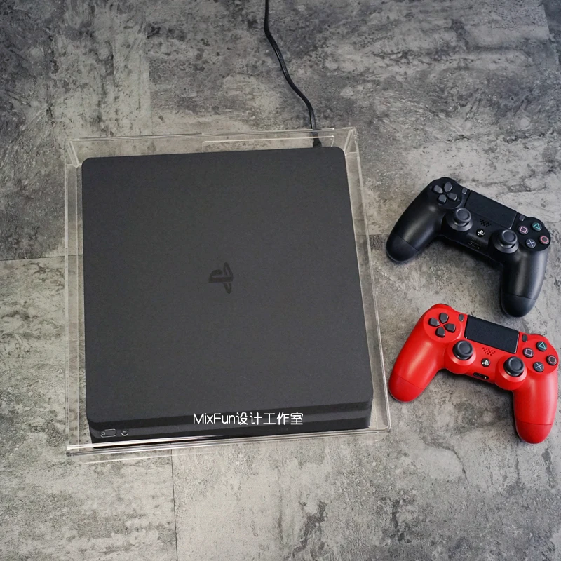 Новый прозрачный акриловый чехол для ps4 slim pro от пыли док-станции | Электроника
