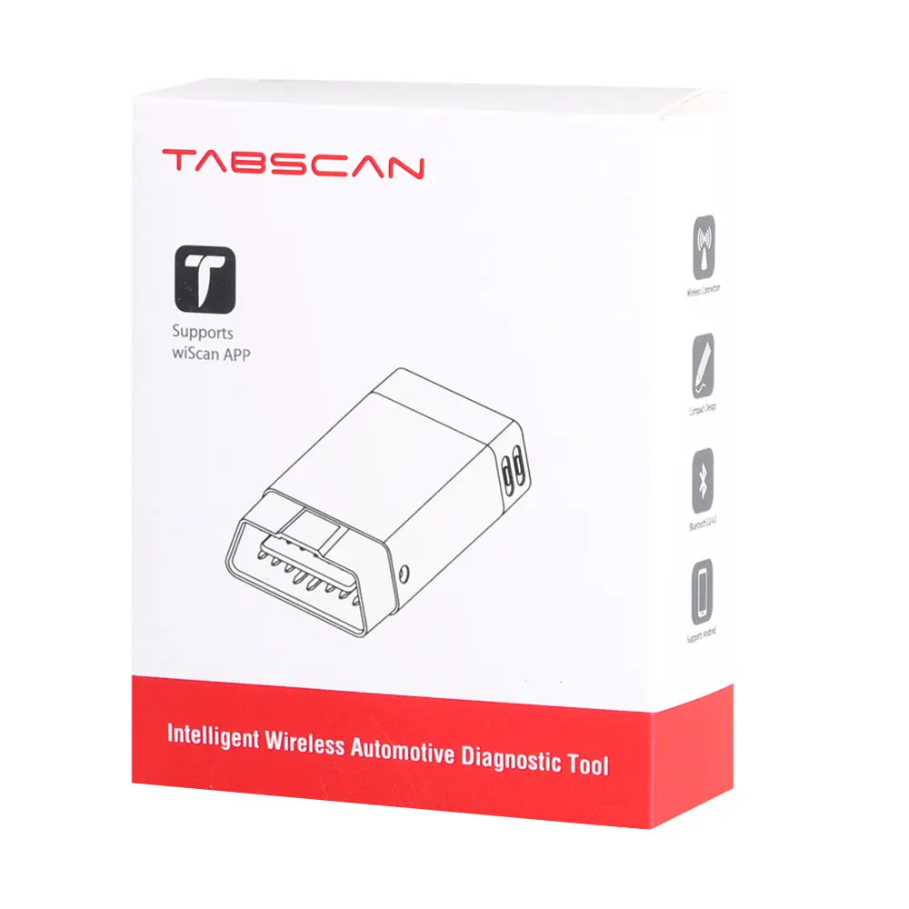 Tabscan T1 Bluetooth OBD2 сканирующий инструмент для Android портативное умное диагностическое