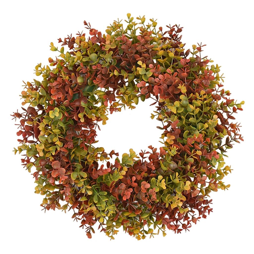 

Artificial Greenery Wreath Eucalyptu Garland House Front Door Decoration