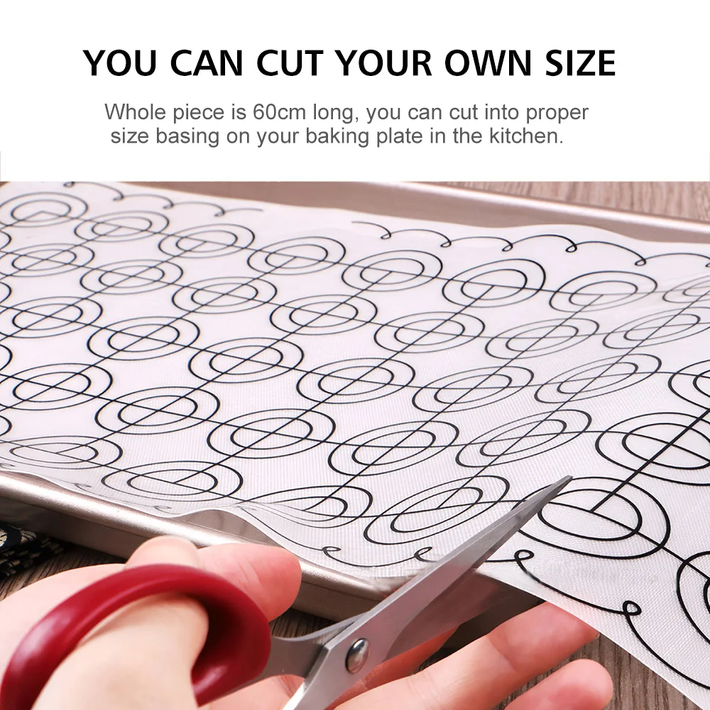 260 * ММЦ силиконовый коврик для выпечки Макарон с кругами мелкая сетка
