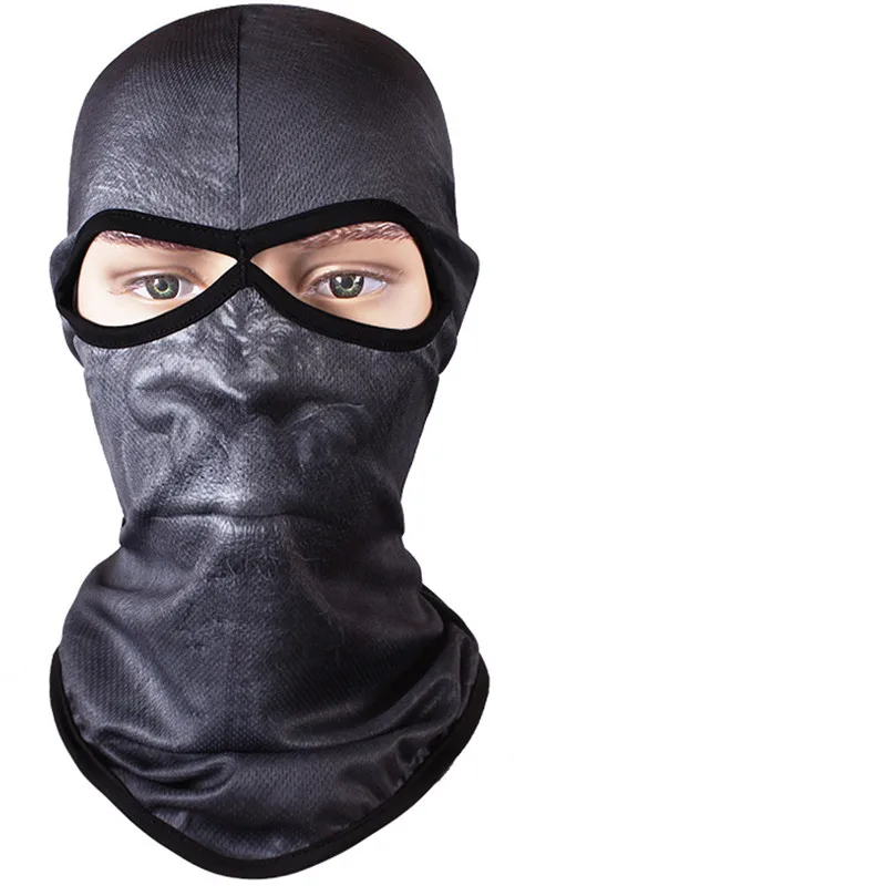 Мотоциклетная маска на все лицо брикет для мотоциклиста с 2 отверстиями