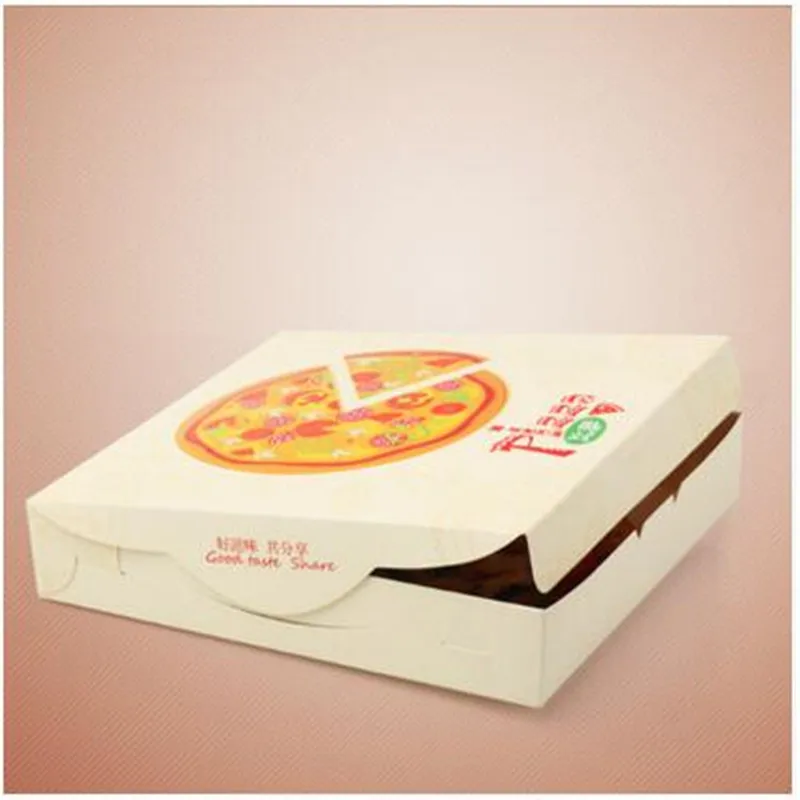 Коробка для пиццы белый картон коробка печати 20 см * 3 8 10 шт. |