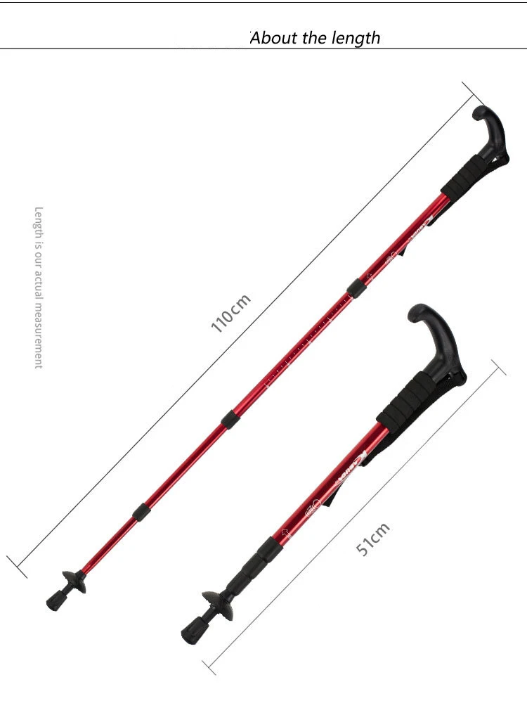 Регулируемая трость трости сверхлегкие для активного отдыха кемпинга походов
