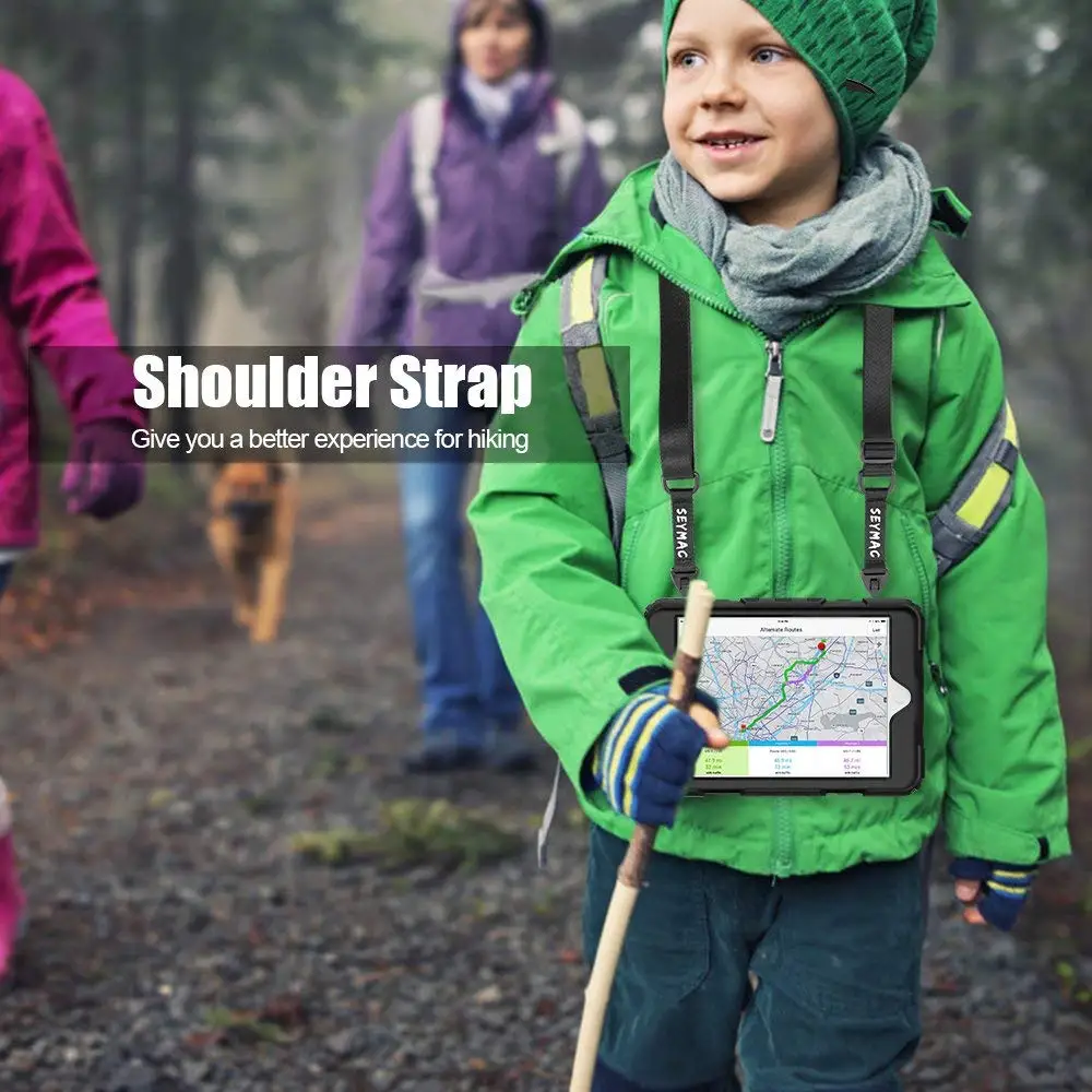 Kids Shockproof Case for iPad Air 3 Pro 10.5 Coque Three Layer Shockproof Rugged Case 360 Degree Hand Shoulder Strap Cover