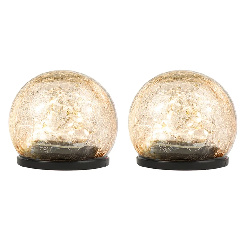 

Светодиодная лампа на солнечной батарее, водонепроницаемый садовый светильник для двора, сада, улицы, балкона, 2 упаковки