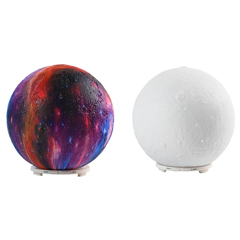 

Увлажнитель воздуха Moon Lamp светильник Diffuser Aroma Essential Oil USB, ультразвуковой увлажнитель воздуха, ночник, очиститель тумана