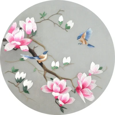 Сделай Сам 100% шелк тутового шелкопряда Сучжоу Вышитые наборы печатная Женская