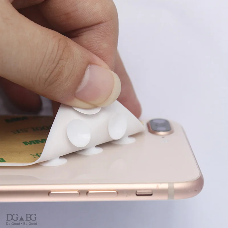 Двухсторонняя силиконовая присоска для детской присоски с подложкой 3M клейкая