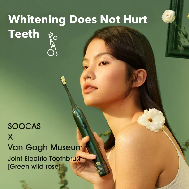Насадки для электрической зубной щетки SOOCAS X3U Van Gogh сменные насадки Оригинальные