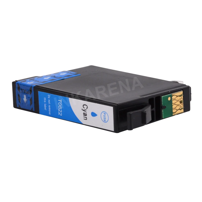 INKARENA 6 цветов T0821 совместимый полный картридж чернил для Epson Stylus Photo T50 R290 R295 R390 RX590