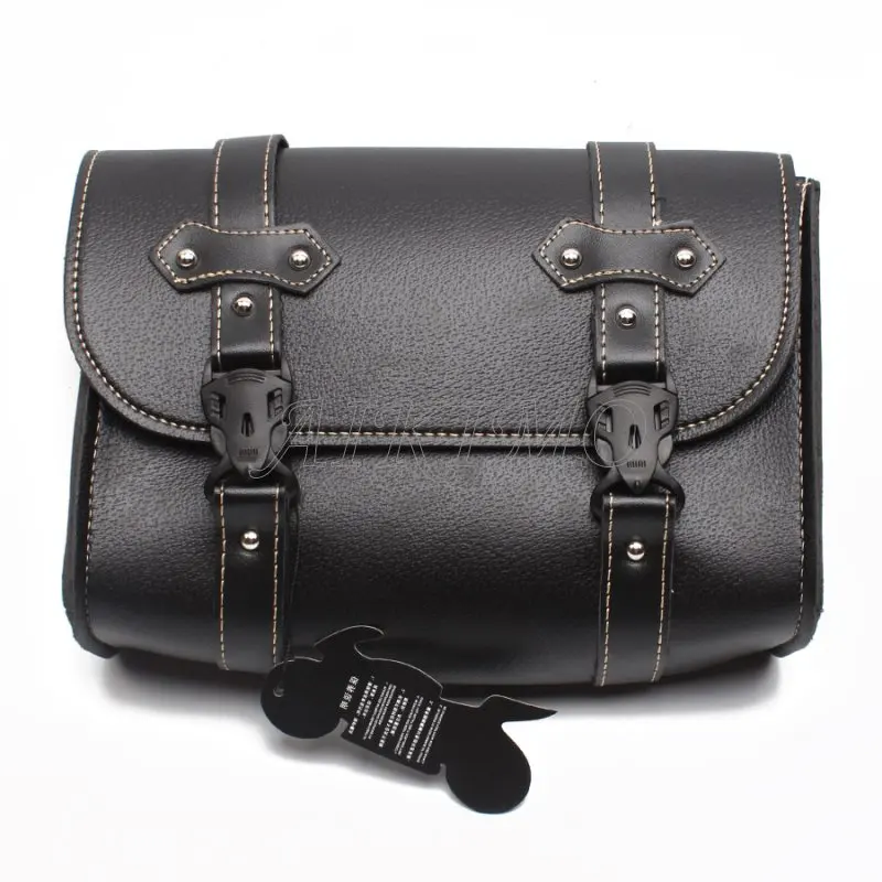 Сумка на седло мотоцикла универсальная сумочка из искусственной кожи для