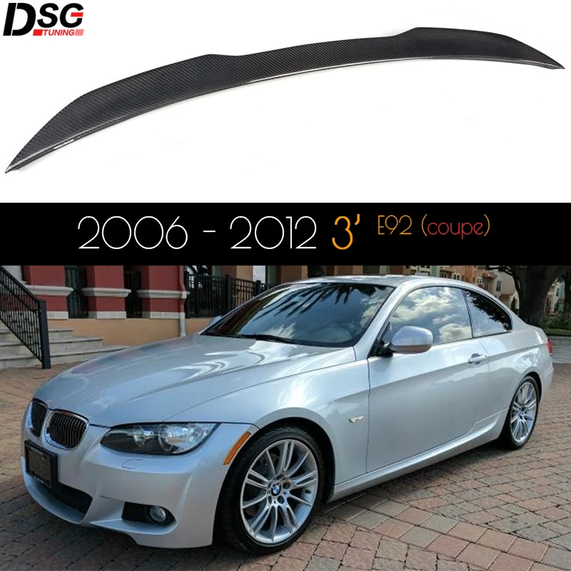 Спойлер на багажник из углеродного волокна для BMW 3 Series купе E92 (включая M3 купе) 2006 -