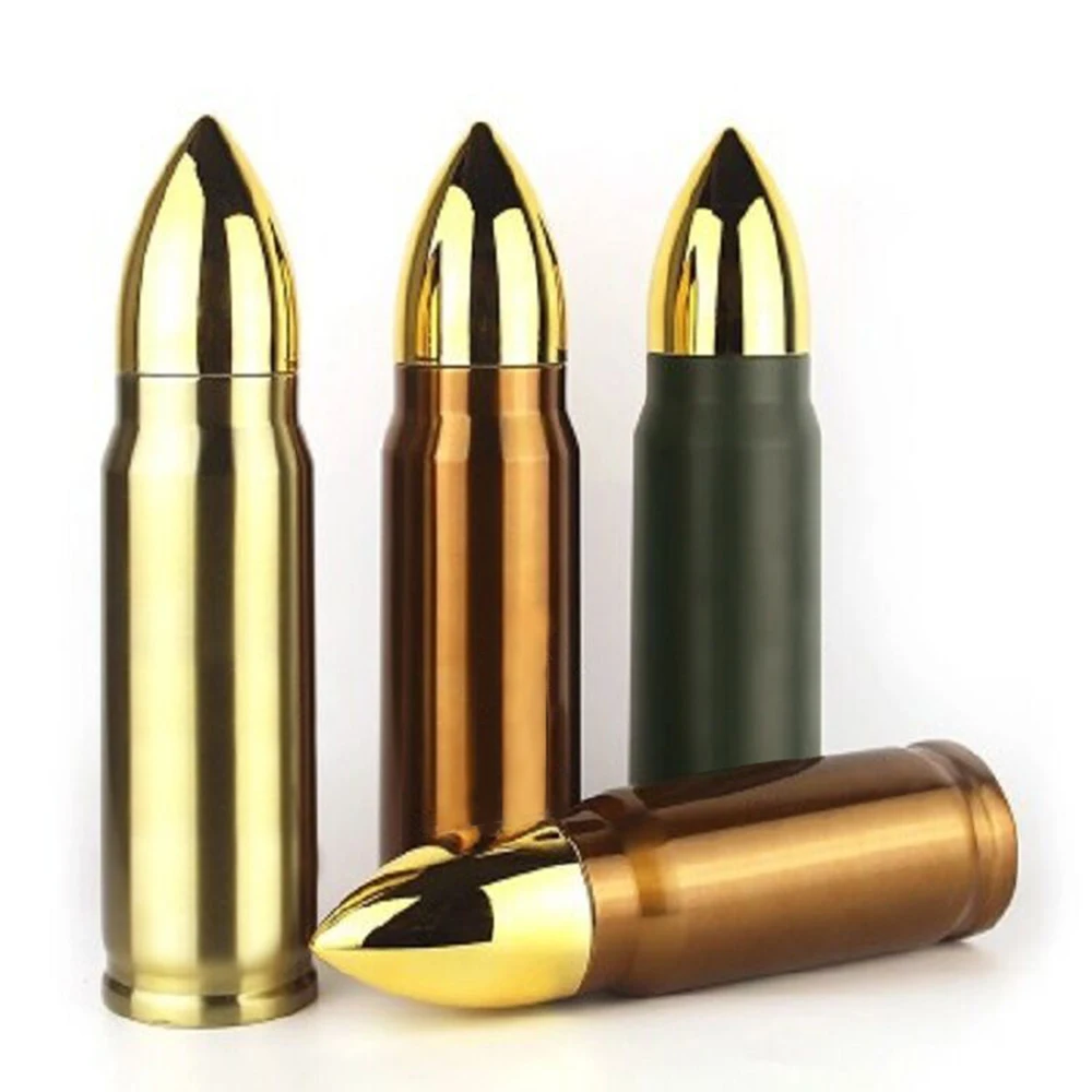 

350/500ML High Quality Customizable Bullet Stainless Steel Office Portable Vacuum Thermos Coffee Tea Milk Travel Ieisure Mugs