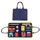 Детская войлочная доска, детские игрушки Монтессори, базовые навыки, развивающая игрушка для малышей