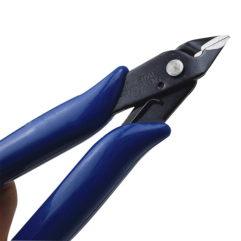 Электрические плоскогубцы кусачки для проводов боковые Нескользящие резиновые