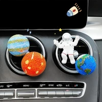 resin space astronaut car air conditioning outlet perfume clip fragrance auto decoration ornaments creative car air freshener