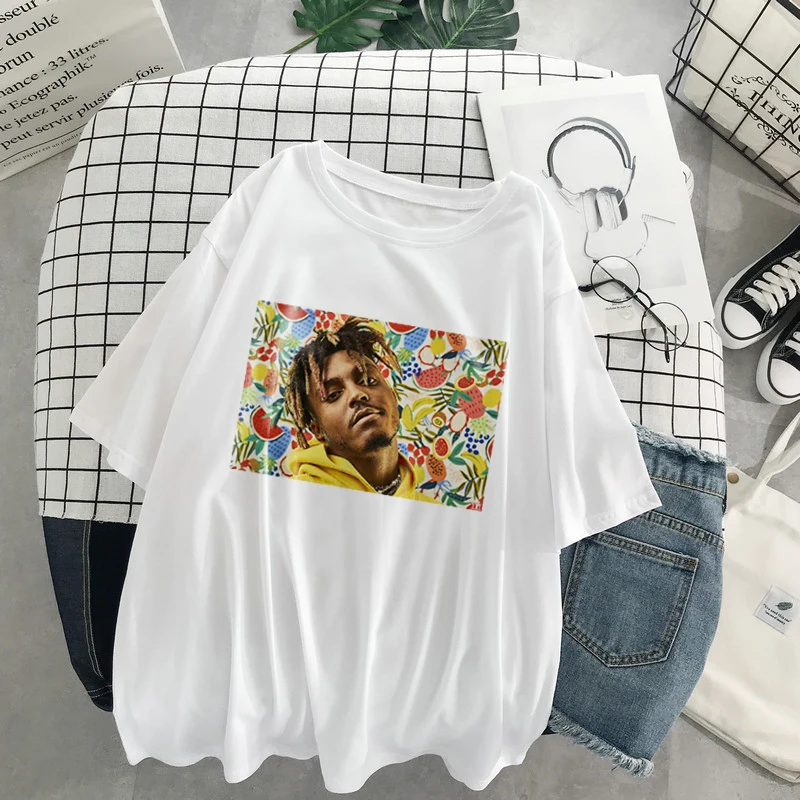 Женская футболка с коротким рукавом принтом в стиле эмо|Футболки| |