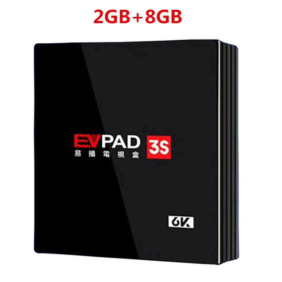 EVPAD 3S EVPAD 3 Plus IP tv Android tv box четырехъядерный 2G/32G Корейский Японский HK TW китайский вьетнам малайский обновленный от EVPAD PRO - Цвет: EVPAD 3S