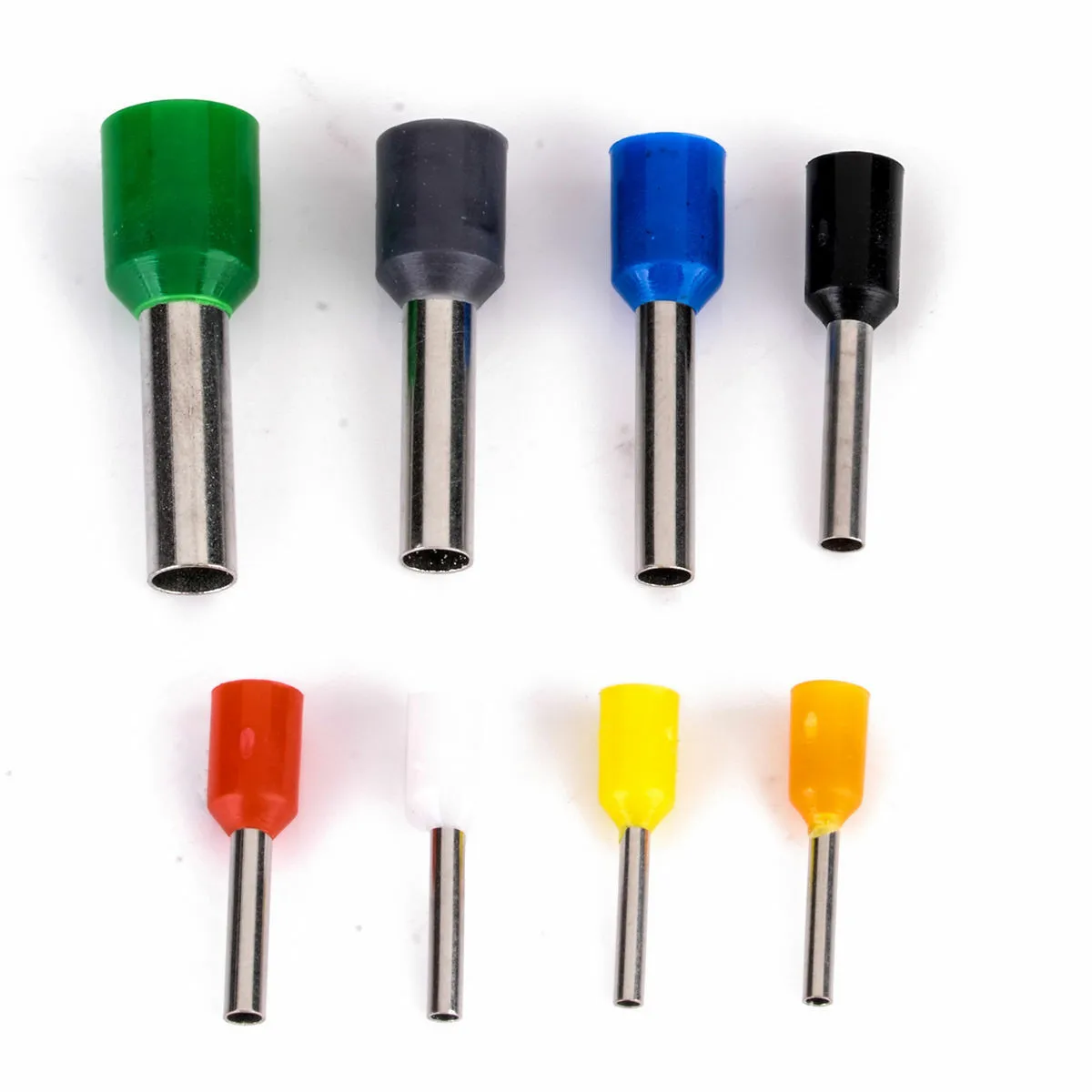 

800Pcs Wire Copper Crimp Connector Insulated Cord Pin End Terminal Box AWG 22-10 Insulation Pin Terminal Of Crimp Connector
