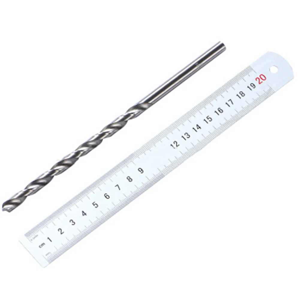 

5Pcs 200mm 3/4/4.2/5/5.2/6/8/10mm High Speed Steel Extra Long Drill Bit Set Metal Multi Tools Power Tool Accessory