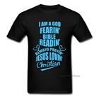 Топы И Футболки с надписью JESUS LOVING, Мужская черная футболка, синяя футболка с буквенным принтом, христианская хлопковая одежда, Забавный дизайн