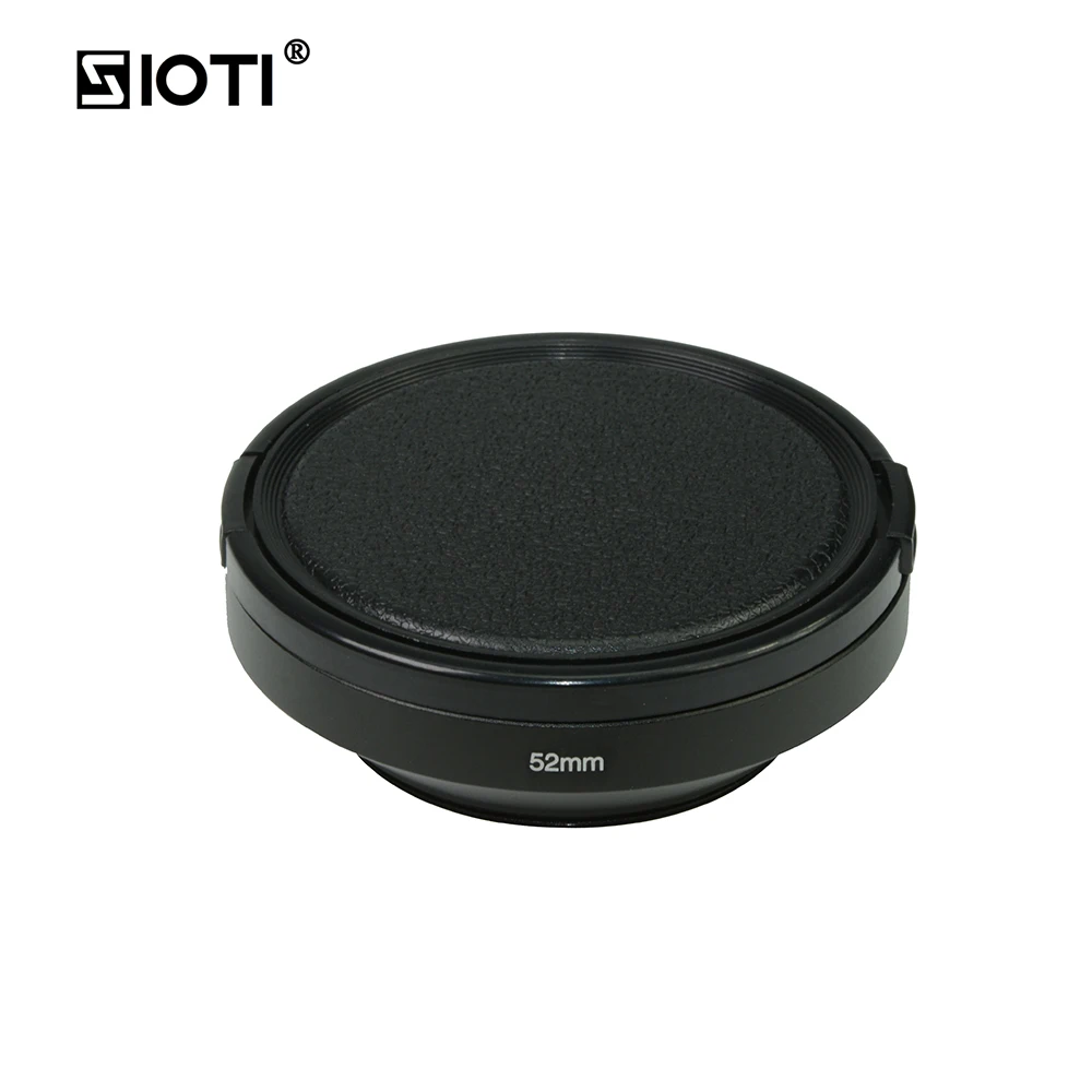SIOTI 37/39/49/52/55/58 Metal Wide-Angle Lens Hood+Cleaning Cloth+Lens Cap for Standard Thread Nikon Canon Sony | Электроника