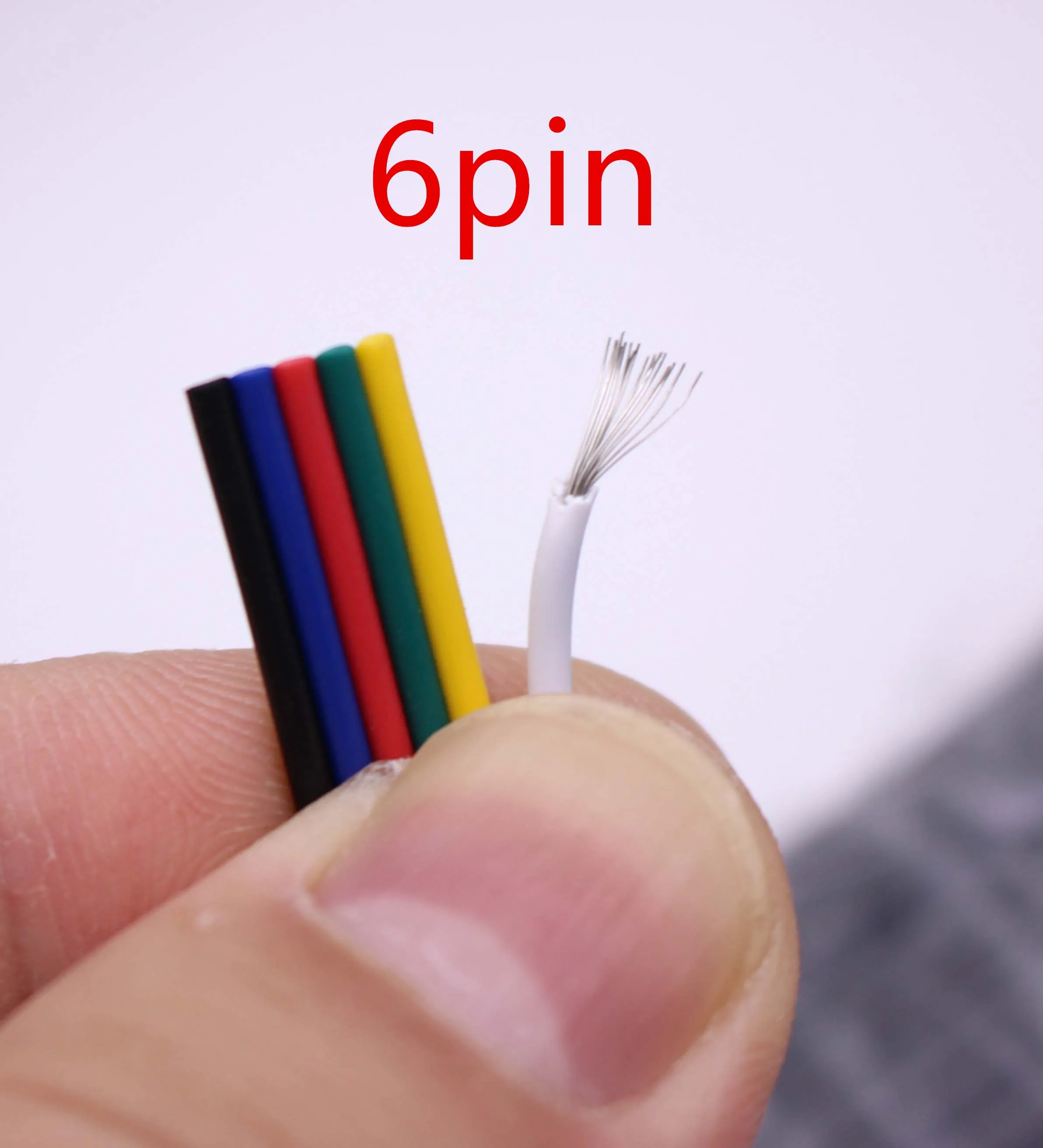 5 м 2 3 4 6 контактов 22 # коннектор для кабеля-удлинителя 22AWG проводной шнур